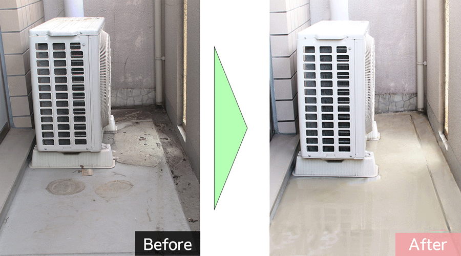 室外機,バルコニー